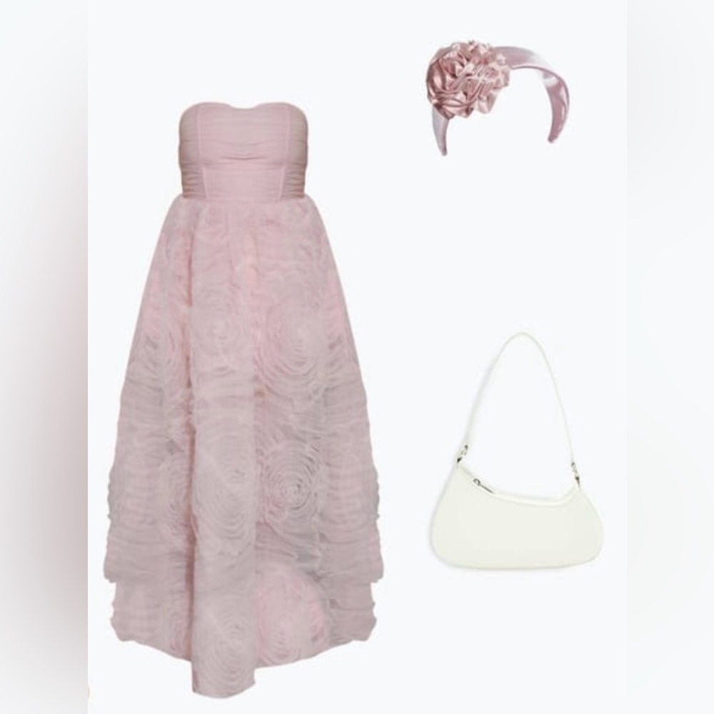 WICKED x Forever 21 Floral Sweetheart Gown with matching Floral Headband